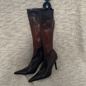 Aldo knee high heeled pointed boot